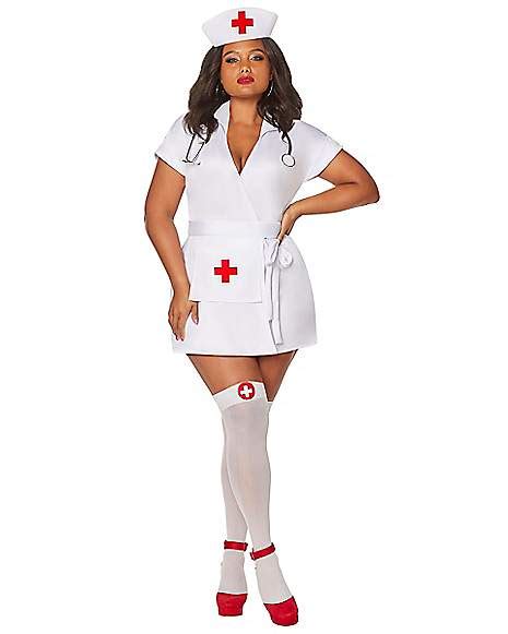 Adult Classic Nurse Plus Size Costume Spencers