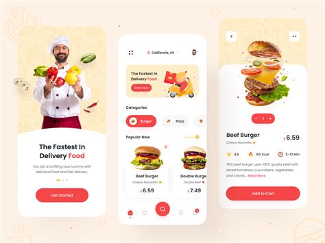 Food Delivery App 🍔 By Andika Wiraputra For One Week Wonders On Dribbble