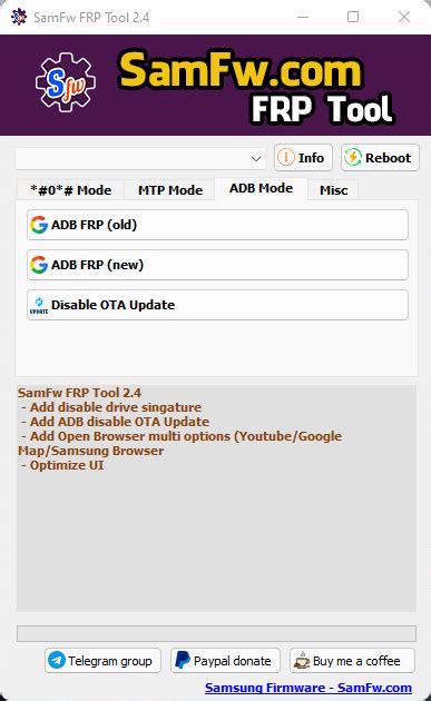 Samfw Samsung Frp Tool V Adb Enable Free Tool
