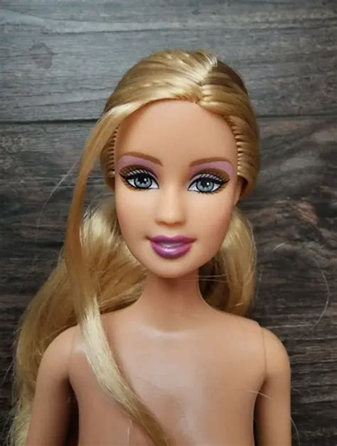 Barbie Doll Nude Fashion Fever J1384 Teresa Blond Highlighted Hair Htf 4316 Picclick