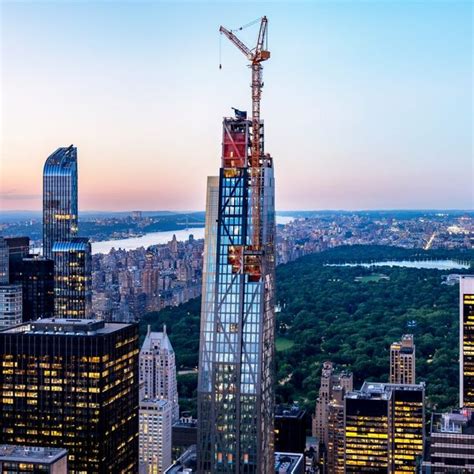 Jean Nouvels 53w53 Tower Tops Out Over New Yorks Moma Dezeen