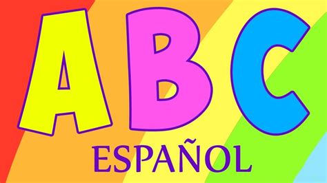 Abecedario en Español para Niños Jugando ABC de las Letras en Español