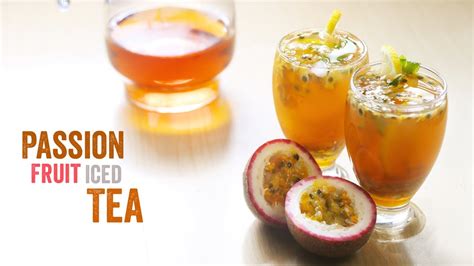 Passion Fruit Iced Tea Refreshing Summer Drink Quick Iced Tea Cookomania Youtube