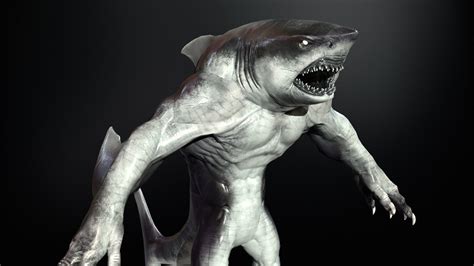 Shark Mutant 3d Model By Andryuha1981