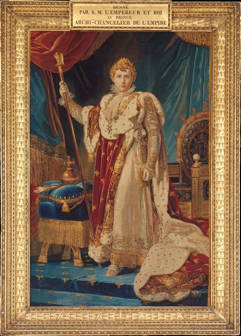 After A Painting By Baron François Gérard Portrait Of Napoleon I