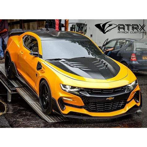 New Carbon Fiber Frp Car Body Kit For Chevrole Camaro Bumblebee
