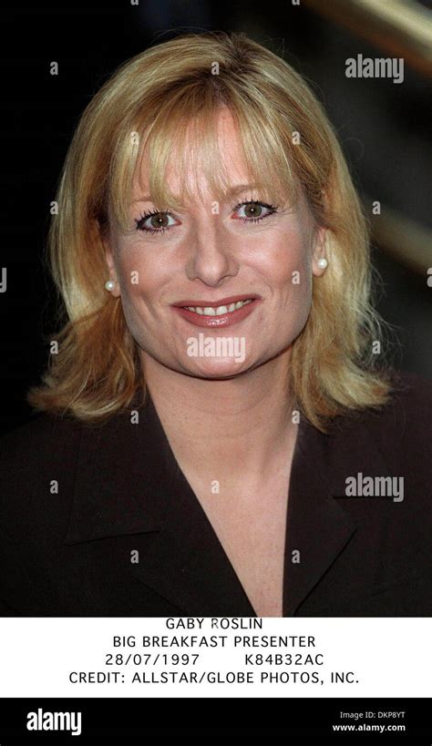 Gaby Roslin Breakfast Hi Res Stock Photography And Images Alamy