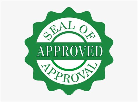 Seal Of Approval Png Transparent Png 528x528 Free Download On Nicepng