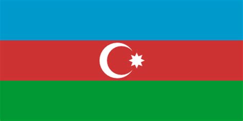 The azerbaijan national flag features primary colors of blue, red and green. Photo Junction: Azerbaijan Flag Photos