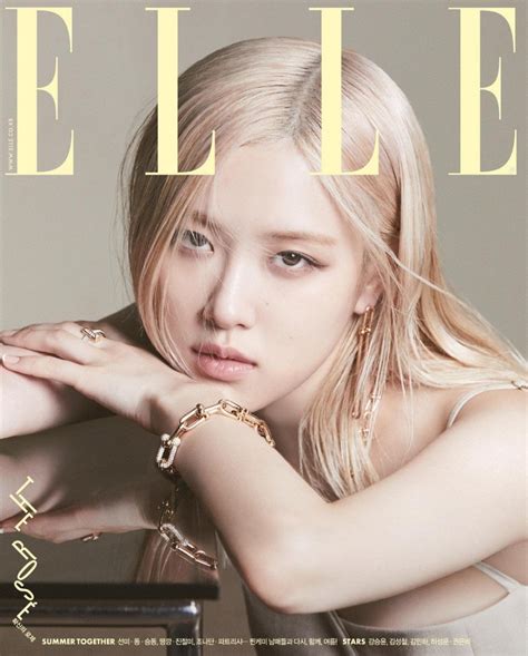 Rosé Shines On The Cover Of Elle Koreas June Issue With Her New Short