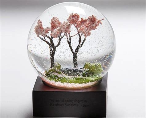Smithsonian Spring Waterglobe Reminds You To The Beauty Of Cherry