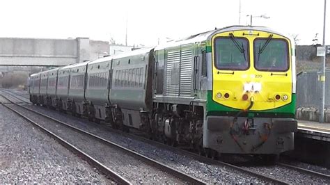 Irish Rail 201 Class Loco Mark 4 Intercity Train Clondalkin