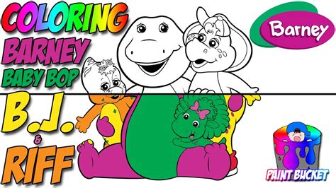 Barney And Friends Coloring Pages