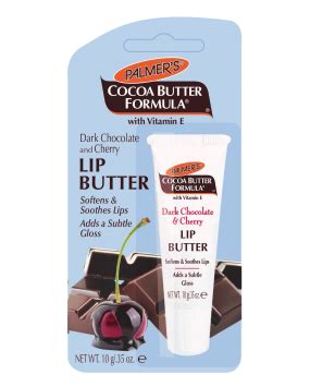Dark Chocolate & Cherry Lip Butter | Cocoa butter formula, Palmers cocoa butter formula, Palmers ...