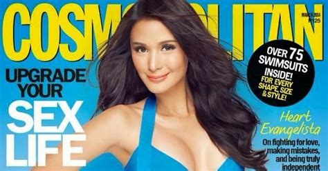Your Sexiest Summer Ever With Heart Evangelista Cosmopolitan Cover For March 2014 ~ Wazzup