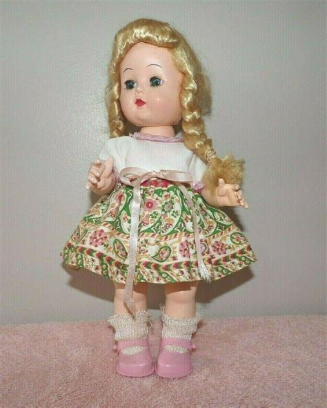 1950 s little miss addie doll by block 10 5 tall walker doll vintage 3789171856