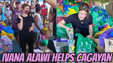 Ivana Alawi WALANG ARTE Sumalampak At NAGBALOT Ng Relief Goods YouTube