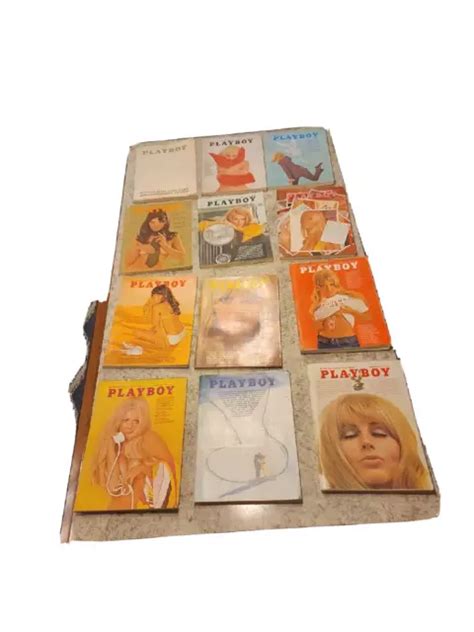 Playboy Magazine Full Year Complete Set Of Magazines W Centerfolds Picclick