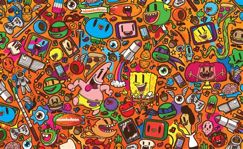 Nickelodeon Franchise Pattern Behance