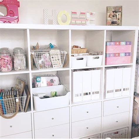 Love This Ikea Kallax Unit For Craft Room Storage Rosemarymerry
