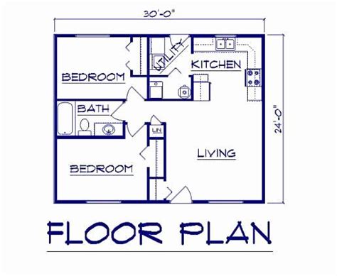 Australian floor plans & home designs. 20x30 House Plans 20 X 30 Floor Plans 2 Bedrooms Room ...