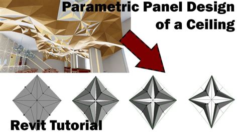 Revit Tutorial Panel Design Of A Parametric Ceiling Youtube