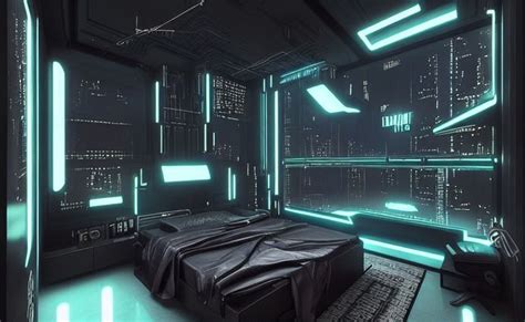 Cyberpunk Bedroom Punk Room Futuristic Bedroom Punk Bedroom