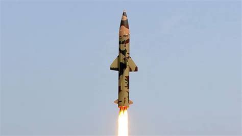 India Test Fires Nuclear Capable Prithvi Ii Missile