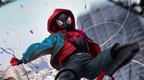 Miles Morales En Spider Man Un Nuevo Universo Fondo De Pantalla 4k Hd