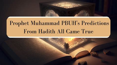 Prophet Muhammad PBUH S Predictions From Hadith All Came True YouTube