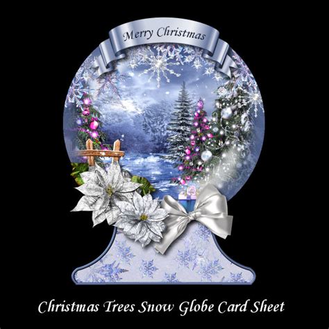 Snow globe manufacturers do not consider air bubbles a defect in workmanship and have a disclaimer with all new snow globes. Vintage Christmas Girl Snow Globe Card - CUP451776_123 | Craftsuprint