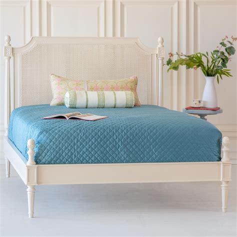 The melanie cane bed is a show stopping addition to your decor. Camille Cane Bed, Low Footboard in 2020 | Steel bed frame, Bed company, Bed