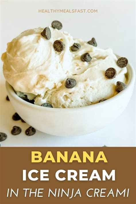 Ninja CREAMi Banana Ice Cream Recipe Recipe Banana Ice Cream Recipe Protein Ice Cream