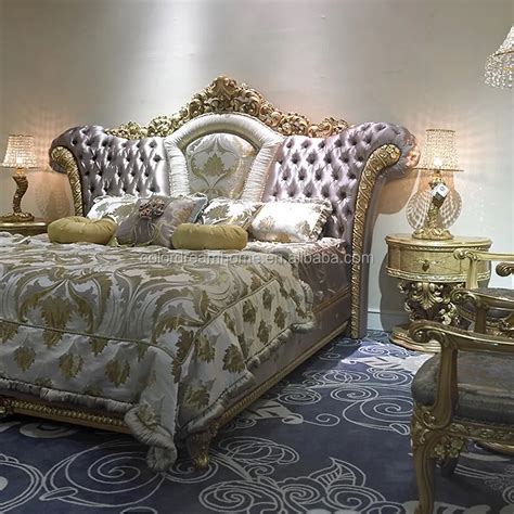 Luxury Hand Carved Furniture European Style Sofaroyal Bed Room