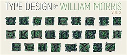 tipografía william morris, iniciales con follaje. tipo de diseño con ...