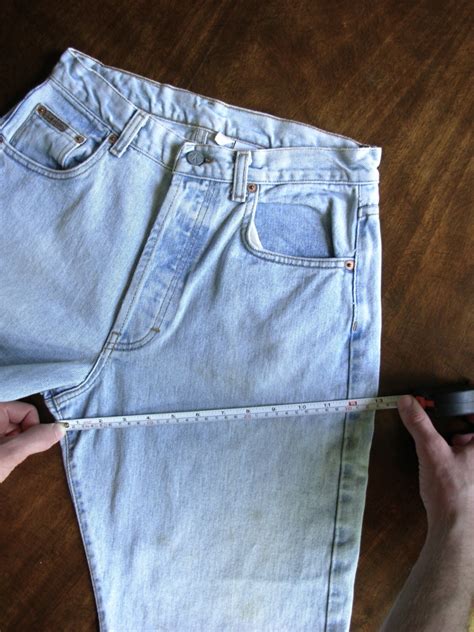 How To Measure Jeans And Pants For An Accurate Fit Manor Vintage