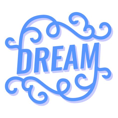 Dream Stylized Word Transparent Png And Svg Vector