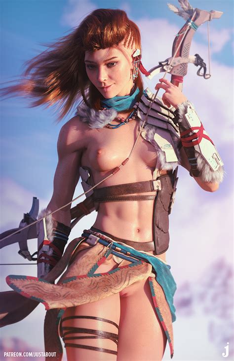 Rule 34 1girls 3d Aloy Areolae Arrow Bottomless Loincloth Bow Breasts