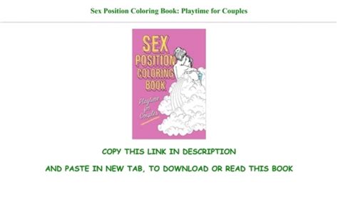 Readdownload Sex Position Coloring Book Playtime For Couples Full Pdf