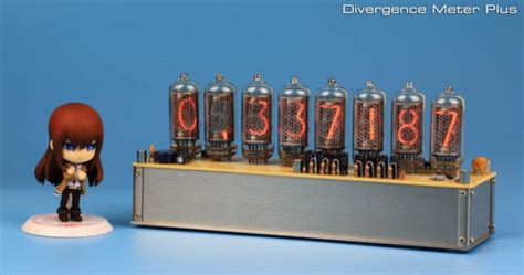 Steinsgate Divergence Meter Nixie Clocks Shop