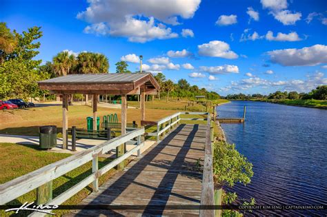 Dock At Oak Hammock Park Port St Lucie Florida Hdr Photography By