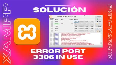 Solucionar Error Port In Use By Unable To Open Process Xampp