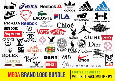 Mega Brand Logo Bundle Sport Logo Svg Nike Logo Svg Bundle Fashion