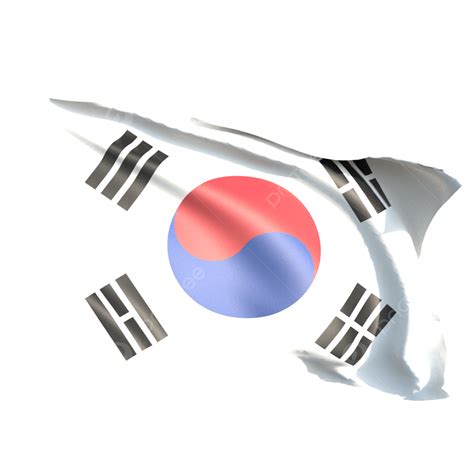 South Korea Flag Waving South Korea South Korea Flag Waving