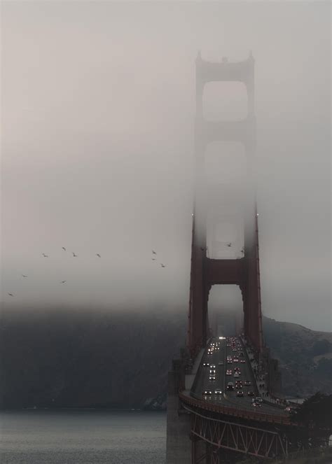 Golden Gate Bridge In The Fog Golden Gate Bridge Feelings Travel