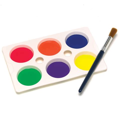 6 Well Plastic Paint Palette 1 Supplied Palettes And Pots From