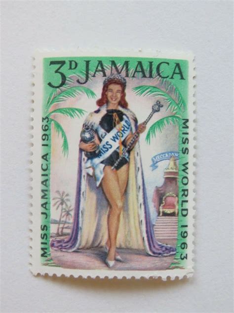 Vintage 1963 Jamaica Miss World 3d Mnh Ebay Miss World Jamaica