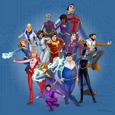 The Legion Of Super Heroes By Arunion On Deviantart