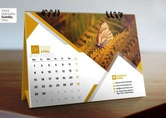 Jadi buat kalian yang sedang mencari desain kalender yang unik dan beragam. Template Desain Kalender Meja 2019 PSD AI InDesign ...