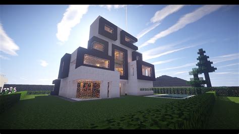Minecraft Architecture Modernist Style House 2 On Creative Plot On
